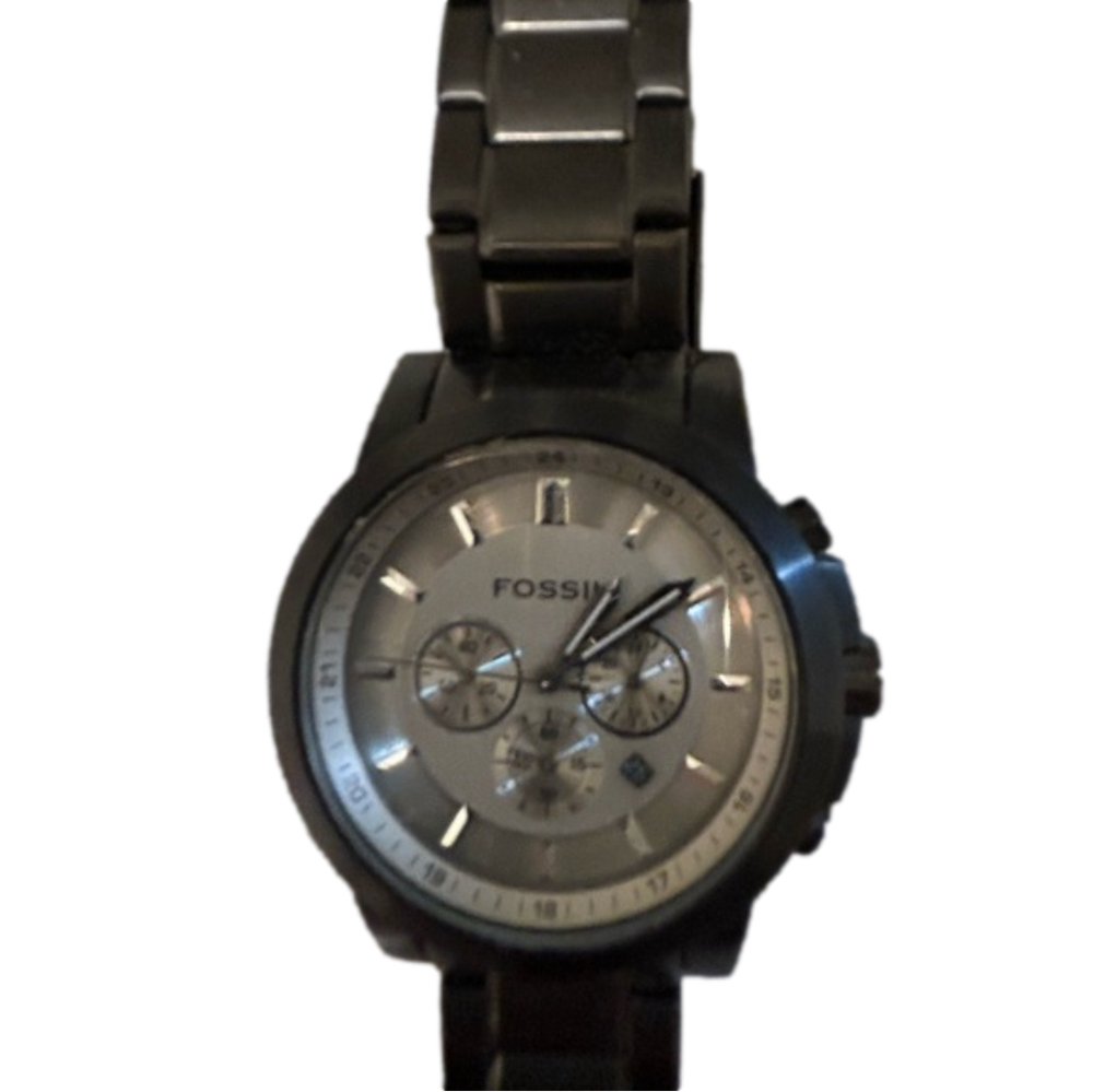 Fossil ARKITEKT Gun Metal Men's Sport Watch Chronograph FS-4312